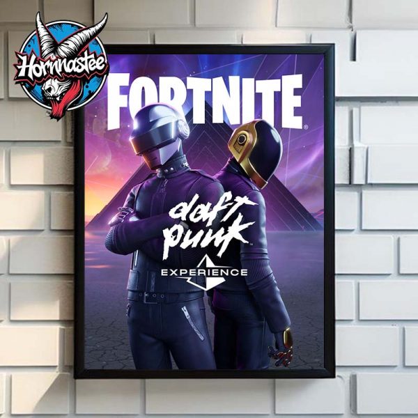 Fortnite x Daft Punk Experience Poster Home Decor Canvas