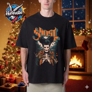 Ghost Band x Metal Hammer Ribs And Bats Puff Halloween Unisex T Shirt