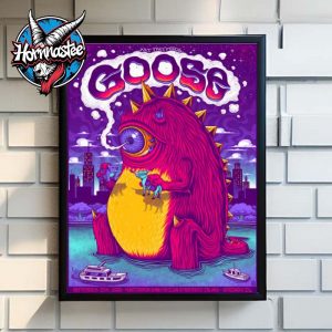Goose Chicago Illinois Show On September 20 2025 At Huntington Bank Pavilion at Northerly Island Poster Home Decor Canvas
