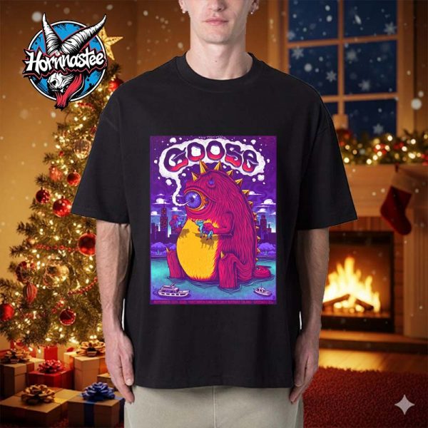 Goose Chicago Illinois Show On September 20 2025 At Huntington Bank Pavilion at Northerly Island Unisex T Shirt