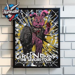 Green Day The Saviors Tour 2025 At Estadio Huracan On September 3 2025 In Buenos Aires Argentina Poster Home Decor Canvas