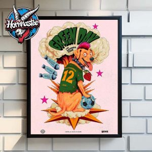 Green Day The Saviors Tour At Arena da Baixada In Curitiba Brazil On September 12 2025 Poster Home Decor Canvas