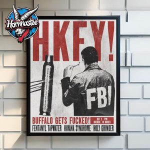 HKFY Hong Kong Fuck You Buffalo Gets Fucked October 2 2025 Duende Poster Home Decor Canvas
