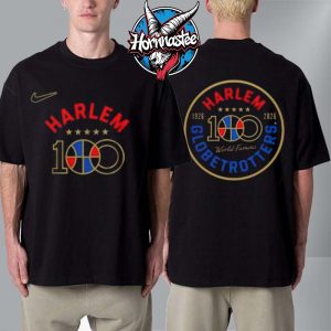 Harlem Globetrotters The 100 Year Tour Unisex T Shirt Two Sided