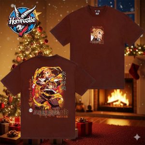 Hypland x Demon Slayer Kyojuro Rengoku Flame Mugen Train Unisex T Shirt