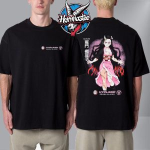 Hypland x Demon Slayer Nezuko Half Demon Unisex T Shirt Two Sided