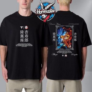 Hypland x Demon Slayer Versus Face Off Rengoku vs Akaza Unisex T Shirt Two Sided