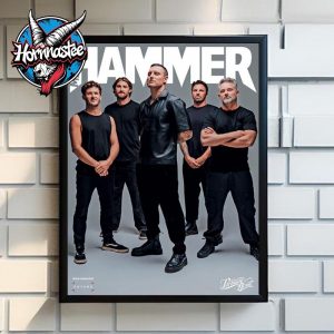 I Prevail x Metal Hammer Exclusive Issue 405 Parkway Drive Poster Home Decor Canvas