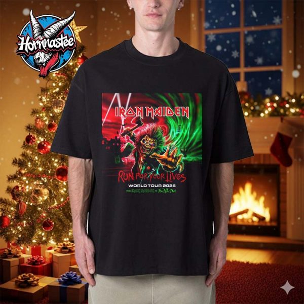 Iron Maiden Run For Your Lives World Tour 2026 Unisex T Shirt