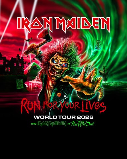 Iron Maiden Run For Your Lives World Tour 2026