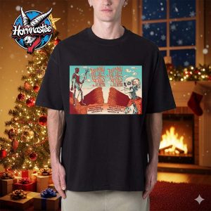 Johnny Blue Skies And The Dark Clouds Venue Poster At Red Rocks Amphitheater On September 16 17 2025 Morrison CO Unisex T Shirt