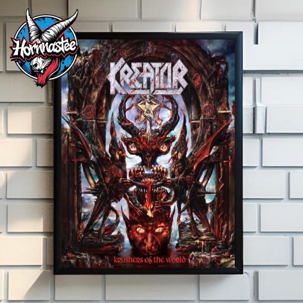 Kreator Band 16th Studio Album Krushers Of The World Drops On January 16 2026 Poster Home Decor Canvas