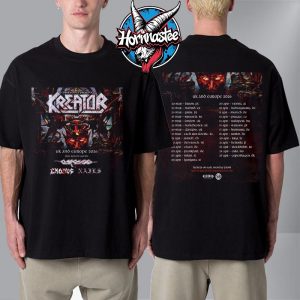Kreator Band UK And Europe 2026 Tour Schedule Venue Tour Dates Unisex T Shirt Two Sided