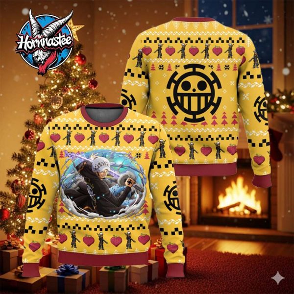 Law One Piece Ugly Christmas Sweater