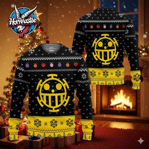 Law Symbol One Piece Ugly Christmas Sweater