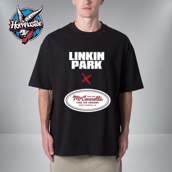 Linkin Park x McConnell’s Fine Ice Creams Santa Barbara CA Drop On September 5 2025 Unisex T Shirt