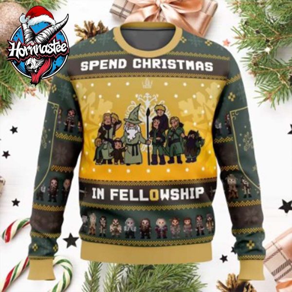 Lord of the Rings Filthy Hobitses Ugly Christmas Sweater Cartoon Anime Women Men Pullover Tops Fashion Couple Ugly Sweater