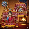 Luffy Wano Anime Xmas Gifts One Piece Ugly Christmas Sweater