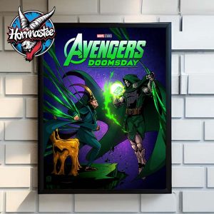 Marvel Studios Avengers Doomsday Cover Comic Art Poster Home Decor Canvas