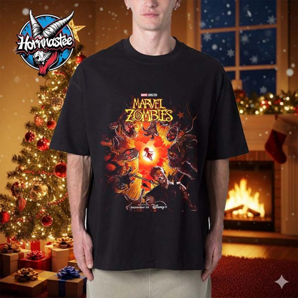 Marvel Zombies New Poster Marvel Animation Releasing September 24 on Disney Plus Unisex T Shirt
