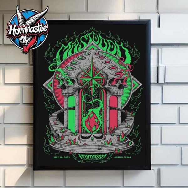 Mastodon Band At Levitation Festival 2025 On September 26 2026 In Austin Texas Poster Home Decor Canvas