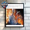 Ghost Band Skeletour World Tour 2026 Salt Lake City UT Show At Delta Center On February 10 2025 Poster Home Decor Canvas