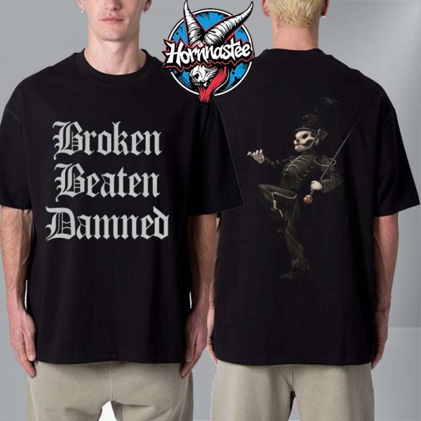 My Chemical Romance Long Live The Black Parade 2025 Merch Tee Broken Beaten Damned Unisex T Shirt Two Sided