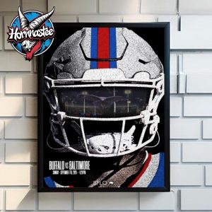 NFL Buffalo Bills vs Raven Baltimore 2025 Match On September 7 2025 Poster Home Decor Canvas