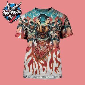 NFL Philadelphia Eagles vs Kansas City Chiefs Match On September 14 2025 At Arrowhead Stadium All Over Print Shirt