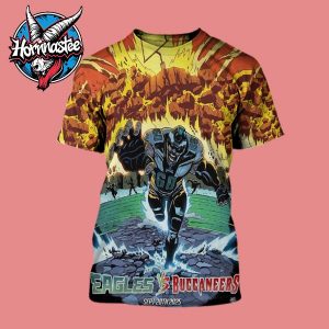 NFL Philadelphia Eagles vs Tampa Bay Buccaneers Match Poster At PMRaymond James Stadium On September 28 2025 All Over Print Shirt