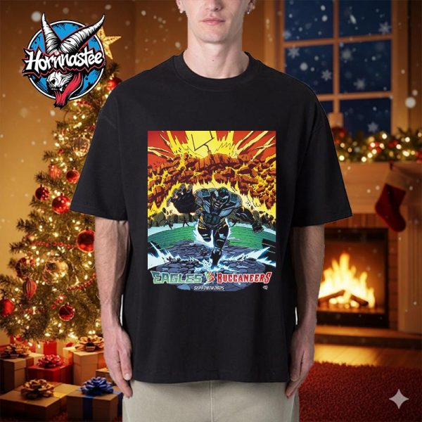 NFL Philadelphia Eagles vs Tampa Bay Buccaneers Match Poster At PMRaymond James Stadium On September 28 2025 Unisex T Shirt