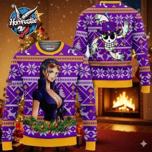 Nico Robin Anime Xmas Gifts One Piece Ugly Christmas Sweater