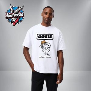 Oasis x Snoopy Vivir Para Siempre Contraband Unisex T Shirt