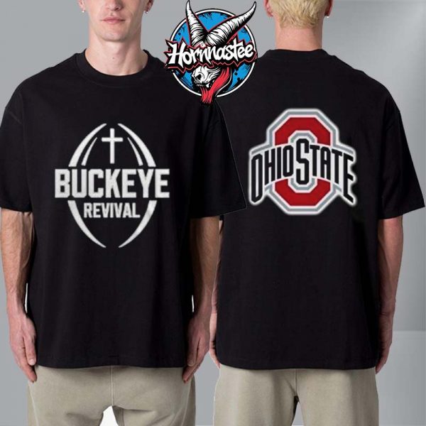 Ohio State Buckeyes Revival Jesus Unisex T Shirt Two Sided