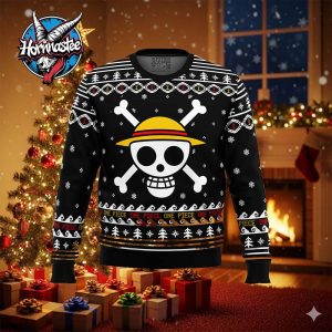 One Piece Straw Hat Pirates Christmas Ugly Christmas Sweater