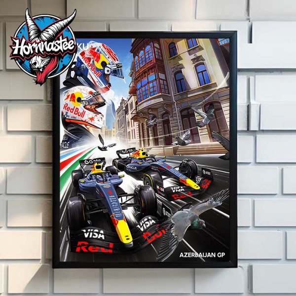 Oracle Red Bull Racing Welcome To Baku Poster Home Decor Canvas