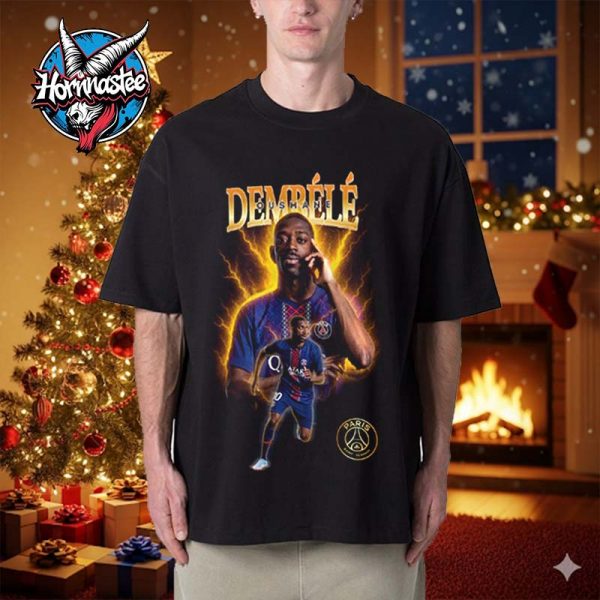 Ousmane Dembele Paris Saint Germain Winner Ballon D’or 2025 Unisex T Shirt