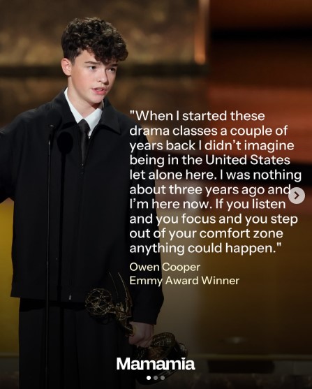 Owen Cooper Youngest Actor Win Emmy Award Supporting Actor In A Limited Series