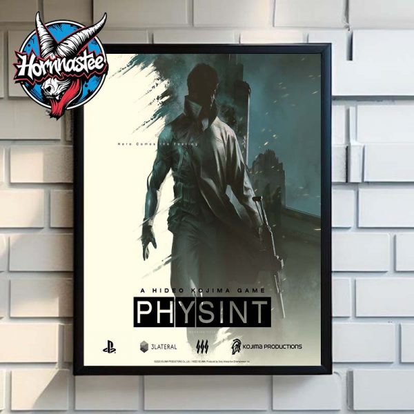 Physint A Hideo Kojima Game First Poster Poster Home Decor Canvas