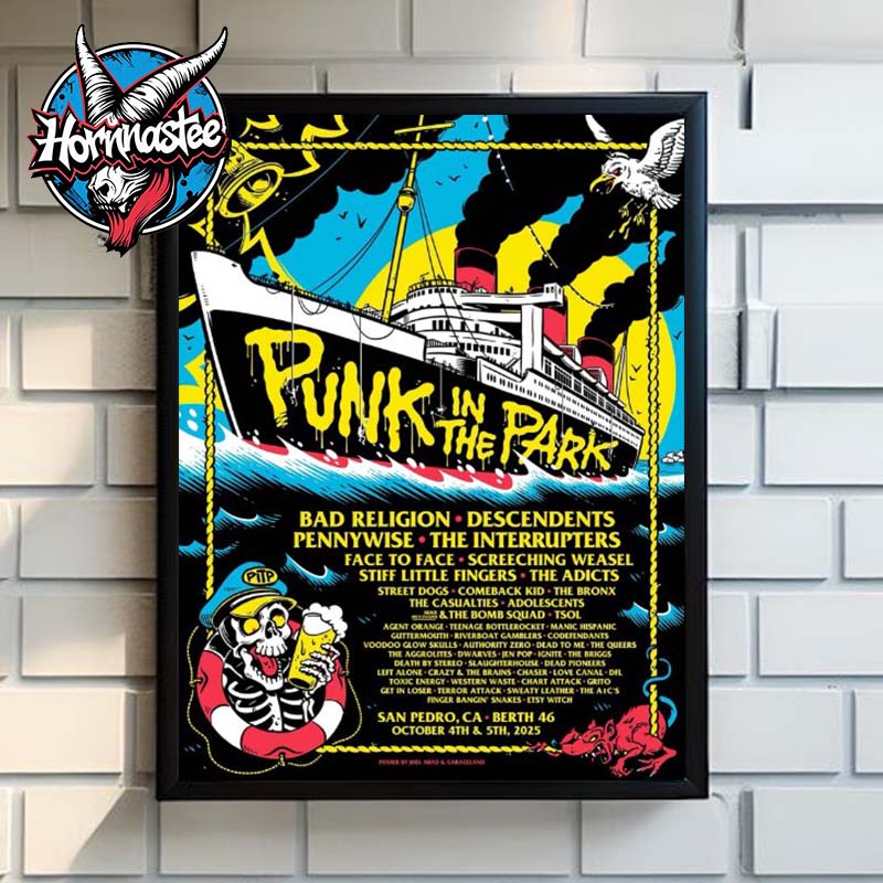 Punk In The Park San Pedro Poster Show At Berth 46 On October 4 5 2025 Full Line Up Poster Home Decor Canvas Punk In The Park San Pedro Poster Show At Berth 46 On October 4 5 2025 Full Line Up Poster Home Decor Canvas