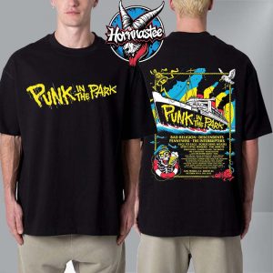 Punk In The Park San Pedro Poster Show At Berth 46 On October 4 5 2025 Full Line Up Unisex T Shirt Two Sided