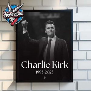 RIP Charlie Kirk Donald Trump’s Close Politician Poster Home Decor Canvas