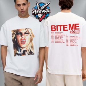 Renee Rapp Bite Me Tour 2025 Merchandise Photo Graphic Tour Dates Unisex T Shirt Two Sided