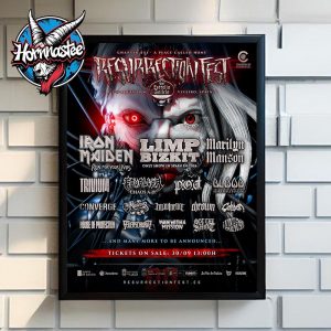 Resurrection Fest Estrella Galicia Poster Line Up In Viveiro Spain On July 2026 Poster Home Decor Canvas