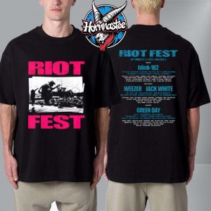 Riot Fest 2025 On September 19-21 2025 Exclusive Merchandise Line Up Unisex T Shirt Two Sided