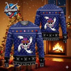Robin Symbol One Piece Ugly Christmas Sweater