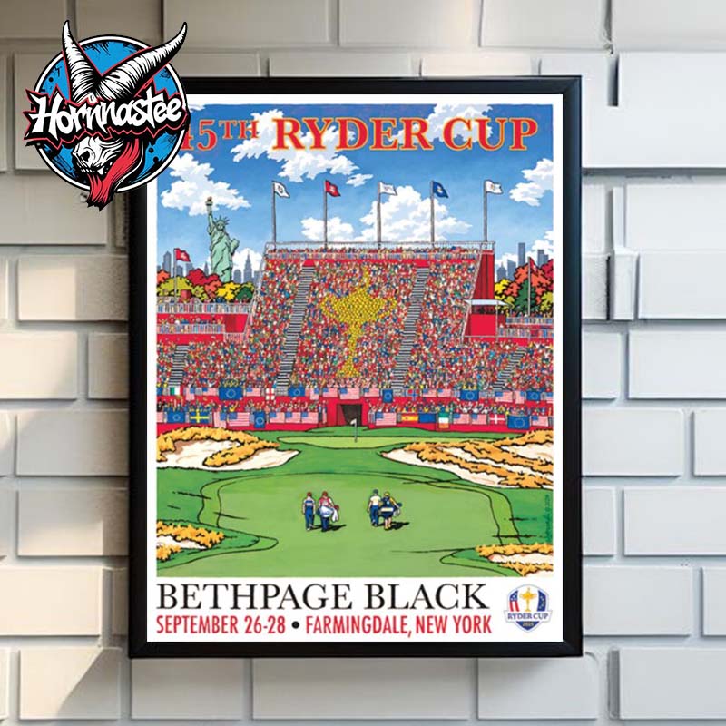 Ryder Cup 45th 2025 At Bethpage Black On September 26 28 2025 In Farmingdale New York Poster Home Decor Canvas Ryder Cup 45th 2025 At Bethpage Black On September 26 28 2025 In Farmingdale New York Poster Home Decor Canvas