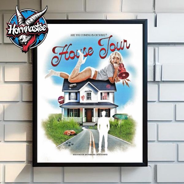 Sabrina Carpenter House Tour Are You Coming In Or What Poster Home Decor Canvas