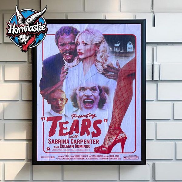 Sabrina Carpenter Tears Music Video Poster Poster Home Decor Canvas