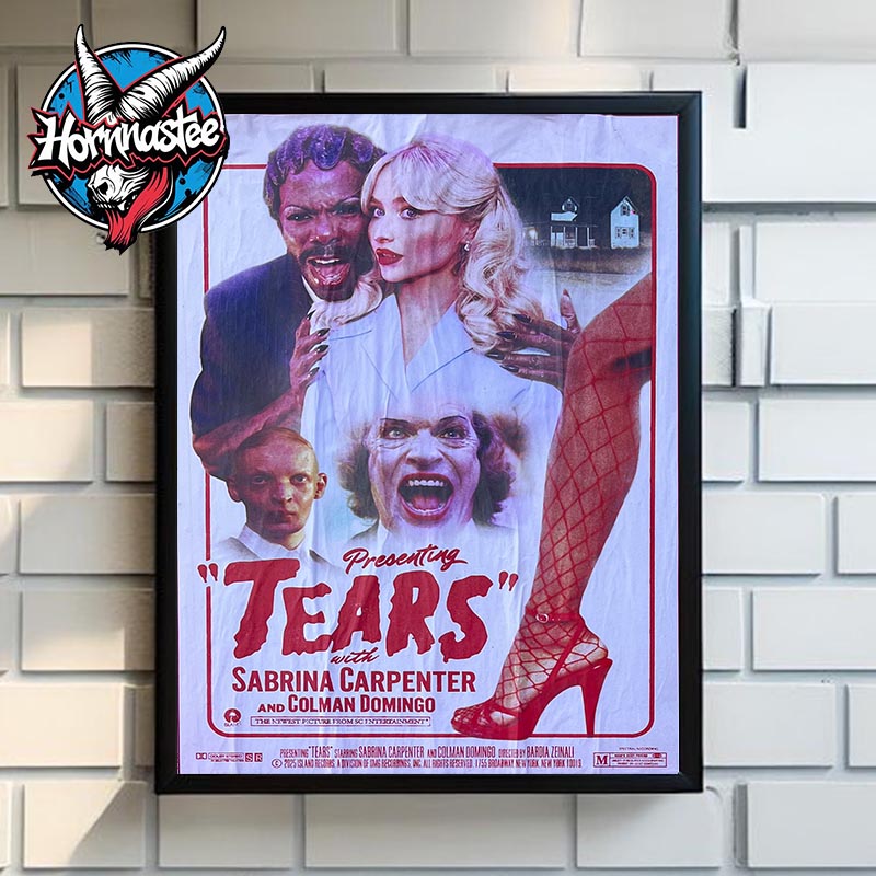 Sabrina Carpenter Tears Music Video Poster Poster Home Decor Canvas Sabrina Carpenter Tears Music Video Poster Poster Home Decor Canvas